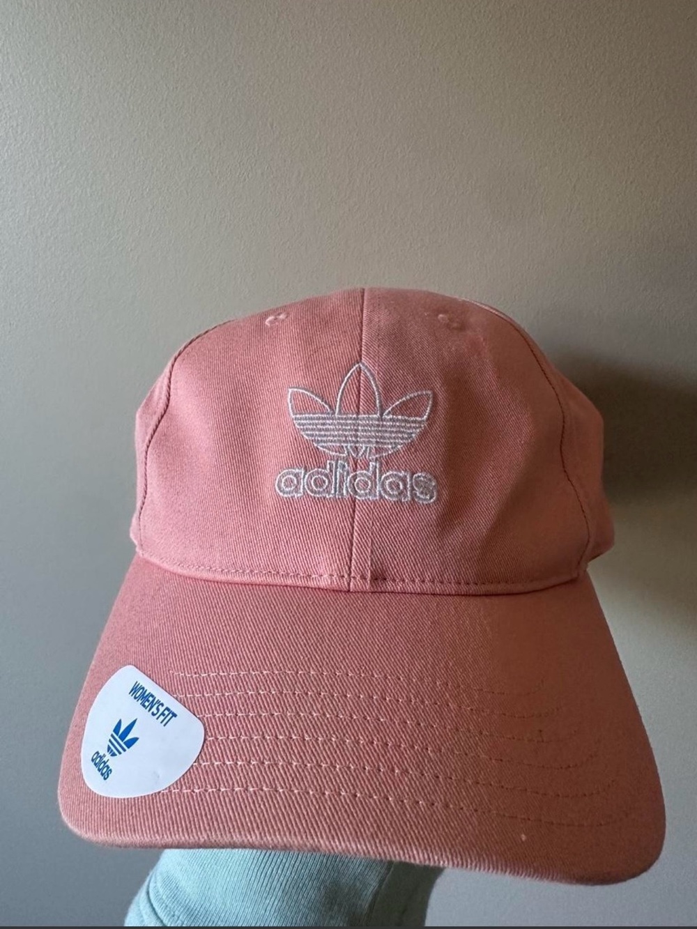 adidas Women’s Blush Pink Trefoil Baseball Cap